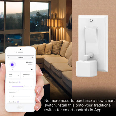 Tuya Bluetooth Smart Fingerbot Switch Button Pusher Smart Life App Voice Control Via Alexa Google Assistant Smart Home Gadgets