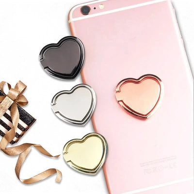 Heart Pattern Mobile Phone Finger Ring Holder Phone Accessories