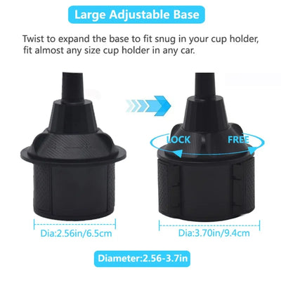 Universal Car Telephone Stand Cup Holder Stand Drink Bottle Mount Support Smartphone Mobile Phone Accessories Car Cup Mount