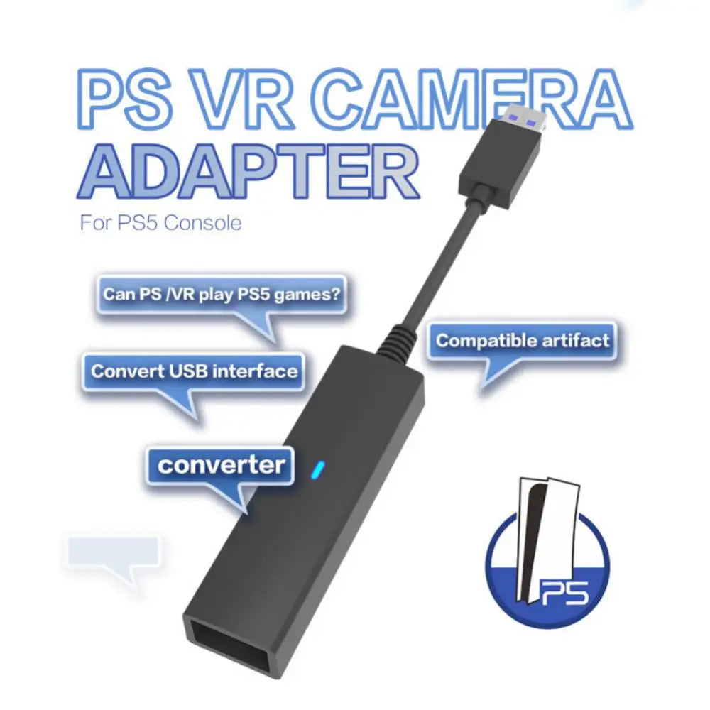 High-quality Materials Adapter Easy To Use And Setup Enhance Ps5 Camera Capabilities With Vr Adapter Cable Gaming Gadgets