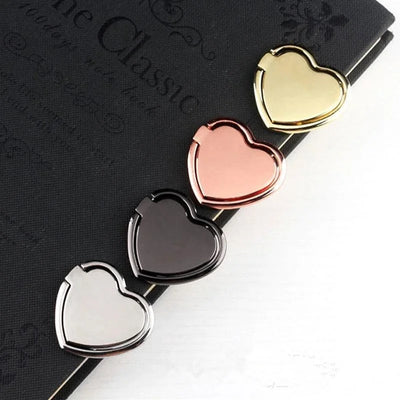 Heart Pattern Mobile Phone Finger Ring Holder Phone Accessories