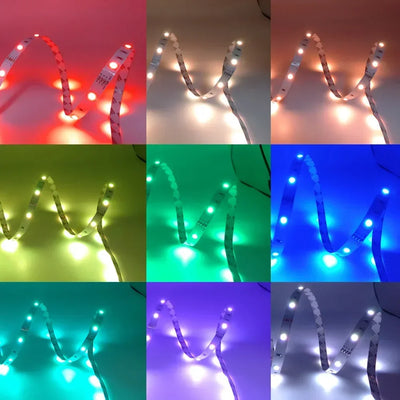 Led Strip Lights Wifi 5050 5V Usb Rgb Tape Colorful Children Into The Gaming Room Bluetooth Control 5M Led Wall Room Ice String