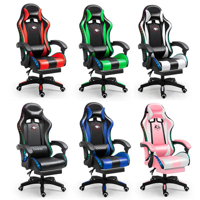 WCG Gaming Chair Office Latex Cushion Bluetooth Computer Chair High-quality BOSS Chair Leather LOL Internet Anchor Racing Chair